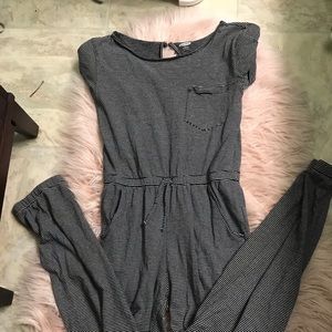 striped jumpsuit